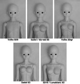 Luna blanc - Maylily Milk white (BJD Head) : Instock - Anubis Doll Café